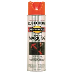 Rust-Oleum Professional Fluorescent Orange Inverted Marking Paint 15 oz