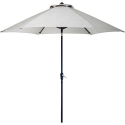Hanover Lavallette 9 ft. Tiltable Gray Patio Umbrella