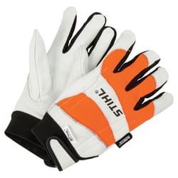 STIHL Pro Mark Dynamic Chainsaw Protective Gloves Orange/White S 1 pair