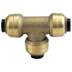 Apollo Tectite Push to Connect 1/4 in. PTC in to X 1/4 in. D PTC Brass Tee