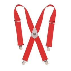 CLC 4 in. L X 2 in. W Nylon Suspenders Red 1 pair