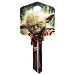 Hillman Star Wars Yoda House/Padlock Universal Key Blank Single