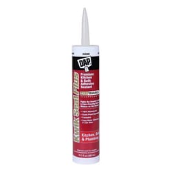 DAP Kwik Seal Plus Clear Siliconized Acrylic Latex Kitchen and Bath Sealant 10.1 oz