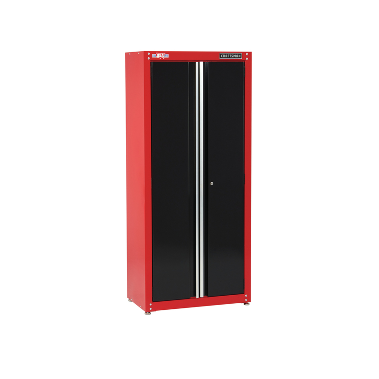 Craftsman 74 In H X 32 W 18 D Black Red Steel Storage Cabinet Ace Hardware