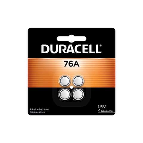 Duracell Alkaline 76A LR44 1.5 V 0.11 mAh Medical Battery 4 pk - Ace  Hardware