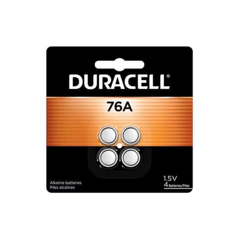 Pile Bouton Alcaline LR44 1,5V DURACELL : Le lot de 4 piles à Prix Carrefour