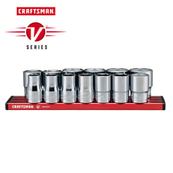 Craftsman V-Series 1/2 in. drive Metric 6 Point Socket Set 13 pc