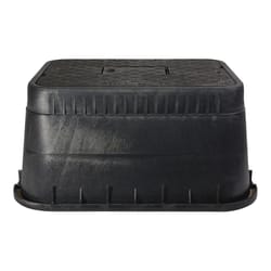 NDS 20 in. W X 13 in. H Rectangular Valve Box with Cover Black