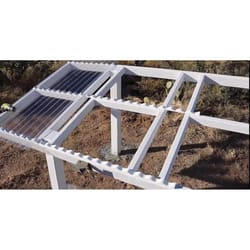 Tuftex 1 in. W X 36 in. L Foam Horizontal Closure Strips White