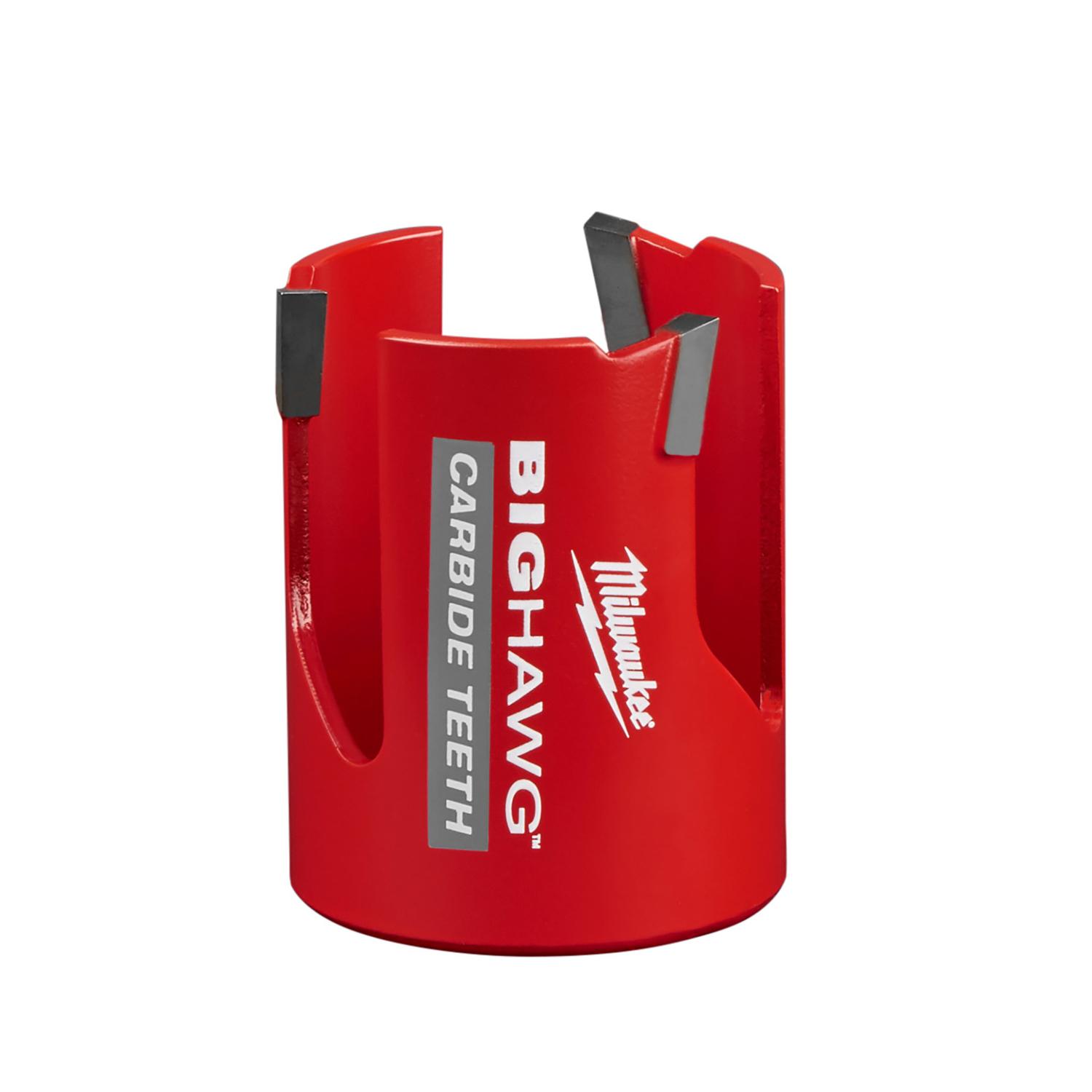 UPC 045242500581 product image for Milwaukee BIG HAWG 2-1/8 in. Dia. x 2.44 in. L Carbide Tipped 3 Tooth Hole Saw 7 | upcitemdb.com