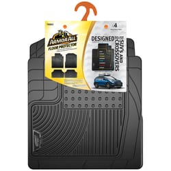 Armor All Black Rubber Auto Floor Mats 4 pk