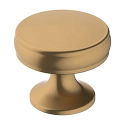 Amerock Renown Traditional Round Cabinet Knob 1-1/4 in. D 1-1/8 in. Champagne Bronze 1 pk