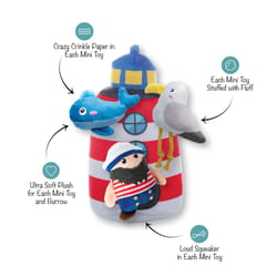 Pet Shop by Fringe Studio Assorted Plush Ships Ahoy Dog Toy 1 pk