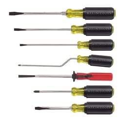 Klein Tools Cushion-Grip Screwdriver Set 7 pc