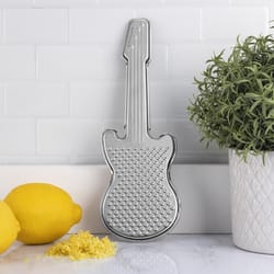 Kikkerland Silver Stainless Steel Guitar Grater