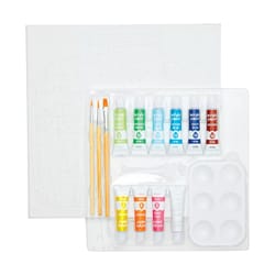 OOLY Colorific Canvas Tiny Treasures Paint By Number Kit Assorted 15 pc