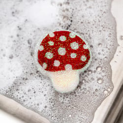 Kikkerland Non-Scratch Scrubber Sponge For Cookware 4.25 in. L 2 pk