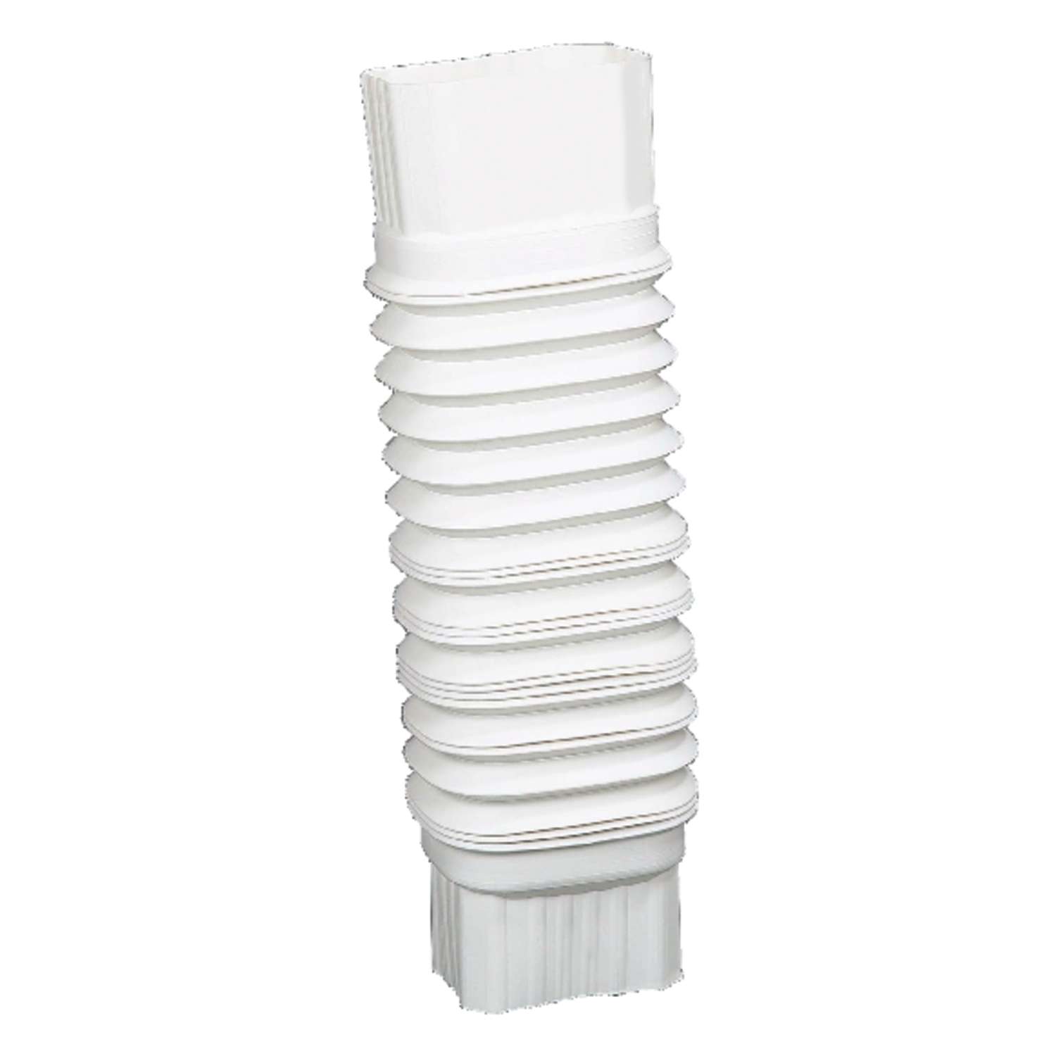 Amerimax 2 in. H X 3 in. W X 7.5 in. L White Plastic Gutter Elbow Ace