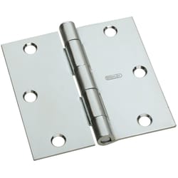 National Hardware 3 in. L Zinc-Plated Door Hinge 1 pk