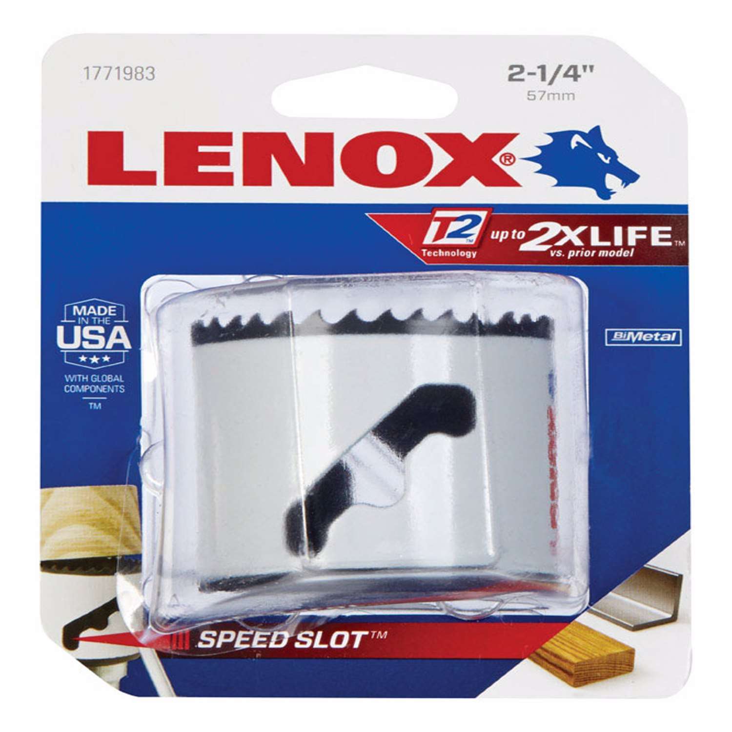 Lenox 2 1/4 in. Bi-Metal Hole Saw 1 pk - Ace Hardware