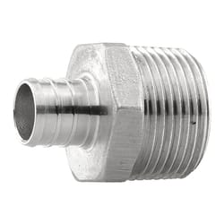 Boshart Industries 3/4 in. PEX X 1 in. D MPT Stainless Steel Adapter
