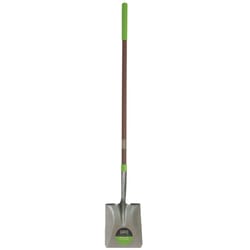 Ames 61.25 in. Steel Square Transfer Shovel Fiberglass Handle