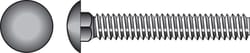 HILLMAN 3/8 in. X 4-1/2 in. L Zinc-Plated Steel Carriage Bolt 50 pk