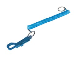 HILLMAN Plastic Assorted Jogger's Wrist Coil Key Chain