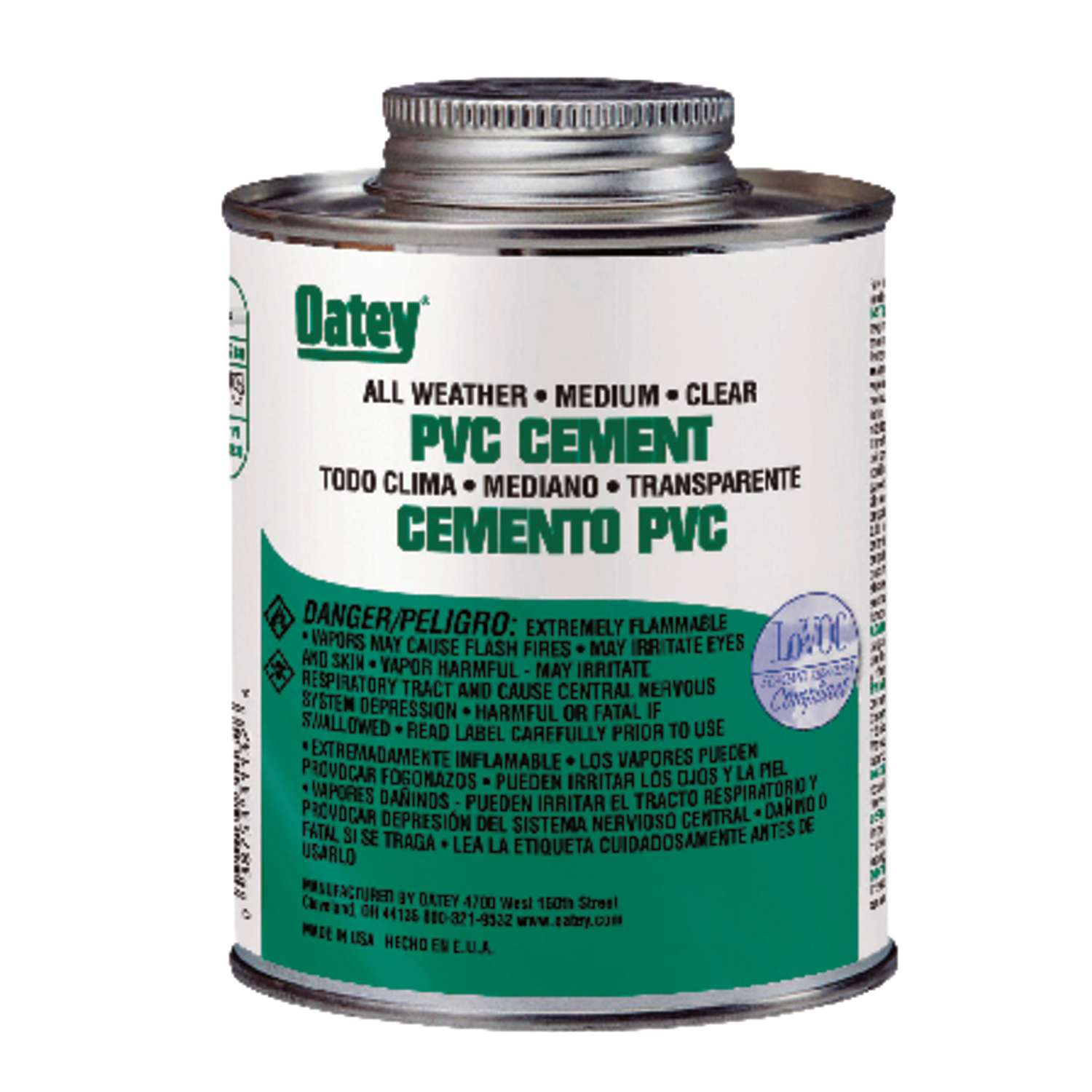 Oatey All Weather Clear Cement For PVC 16 oz. Ace Hardware