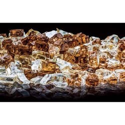 Bond Lava Stream Glass Fire Bowl Filler 8.66 in. H X 4.92 in. W X 5.12 in. D