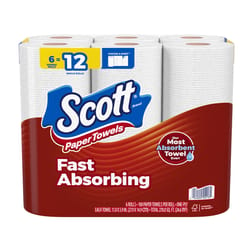 Scott Paper Towels 100 sheet 1 ply 6 pk