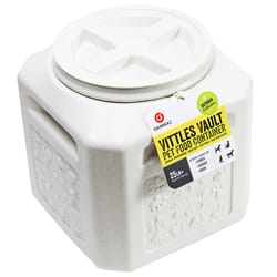 Gamma 2 Vittles Vault White Polyethylene 400 oz Pet Food Container For Universal