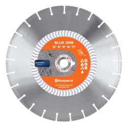 Husqvarna 14 in. D X 1 in. Blue 200B Alloy Steel Circular Saw Blade 1 each