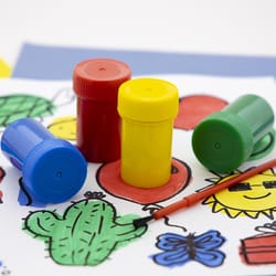 Bazic Products Assorted Kid's Paint Set Exterior and Interior 0.75 oz