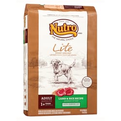 Nutro Lite Adult Lamb and Brown Rice Dog Food 15 lb
