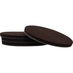 Shepherd Hardware Self-Adhesive Pad 5 mil X 3 in. W X 3 in. L Felt Brown 4 pk