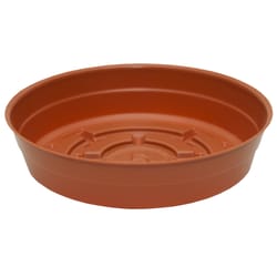 Curtis Wagner Plastics 5 in. W X 5 in. D X 5 in. D Vinyl Plant Saucer Terracotta