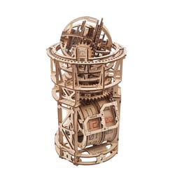 UGears Sky Watcher Tourbillon Table Clock Mechanical Model Kit Tan 338 pc