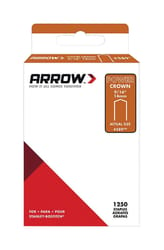 Arrow 3/8 in. W X 9/16 in. L 18 Ga. Power Crown Standard Staples 1250 pk