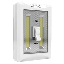 NEBO Flip-It 400 lm White LED Flashlight Switch AA Battery