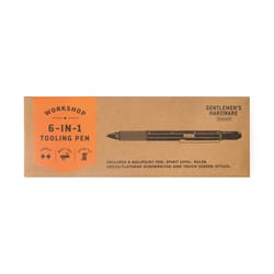 Gentlemen's Hardware Black Retractable 6-In-1 Tool Pen 1 pk