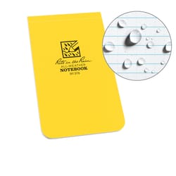 Rite in the Rain 3.25 in. W X 5.25 in. L Top Perfect Bound Yellow All-Weather Notebook