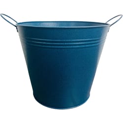 Robert Allen Jackson Ironlite 8 in. W Metal Planter Cobalt