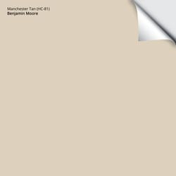 Benjamin Moore Manchester Tan Peel & Stick Color Sample HC-81