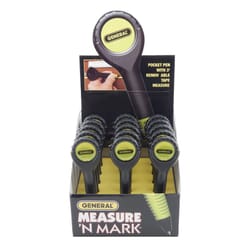 General Measure N Mark 3 ft. L X 1.63 in. W Tape Measure with Pen 1 pk