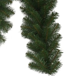 Holiday Bright Lights 8 in. D X 9 ft. L Traditional Pine Christmas Garland