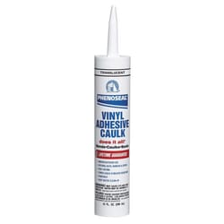 Phenoseal Clear Vinyl All Purpose Adhesive Caulk 10 oz