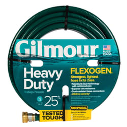 Gilmour Flexogen 1/2 in. D X 25 ft. L Heavy Duty Garden Hose Green