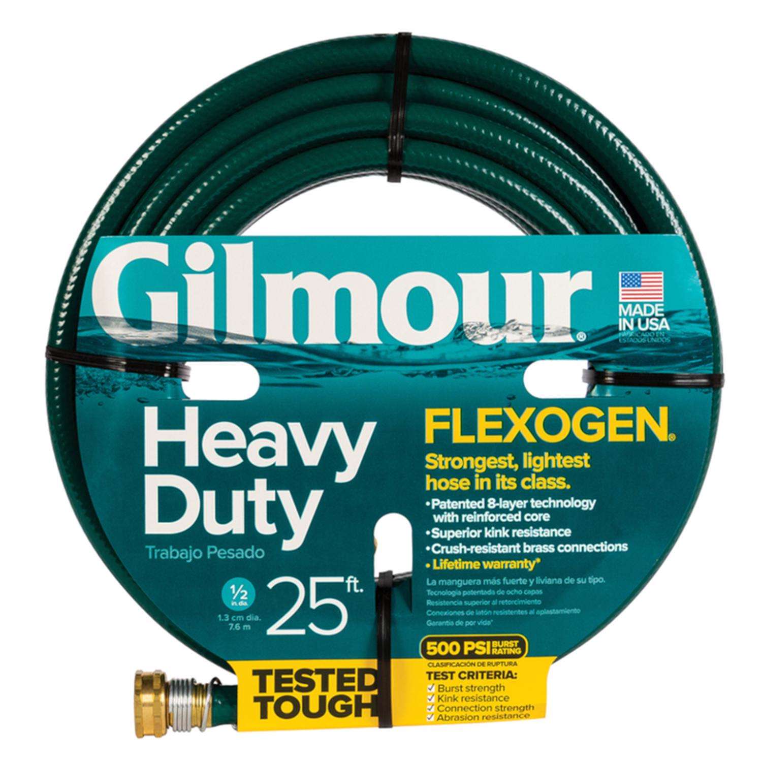 Gilmour Flexogen 1/2 in. D X 25 ft. L Heavy Duty Garden Hose Ace Hardware