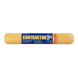 Purdy Contractor 1st Polyester 18 in. W X 3/4 in. Paint Roller Cover 1 pk